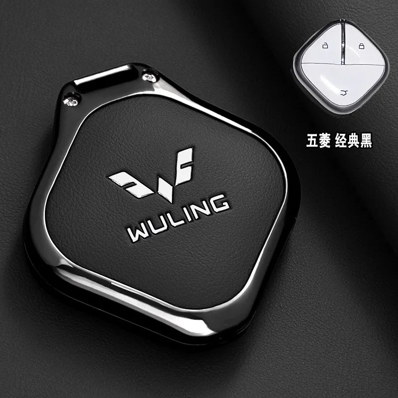 Wuling Zinc Alloy Key Case - Style 10-Black-1PC / for Wuling