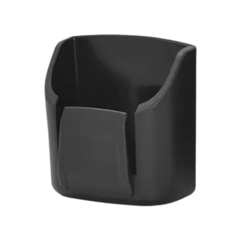 Car Key Holder Clip Car Interior Storage Box Dashboard Organizer Adhesive Mount Upgrade Style For Card Key Rack Universal Fit - Black