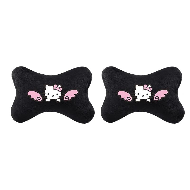 Hello Kitty Neck Support Pillow Auto Headrest Car Seat Cushion