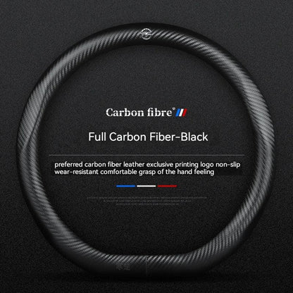 Opel Carbon Fiber Leather Steering Wheel Cover