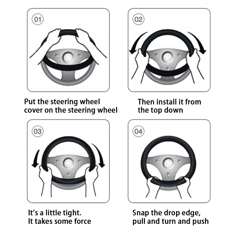 Ford Leather Steering Wheel Cover