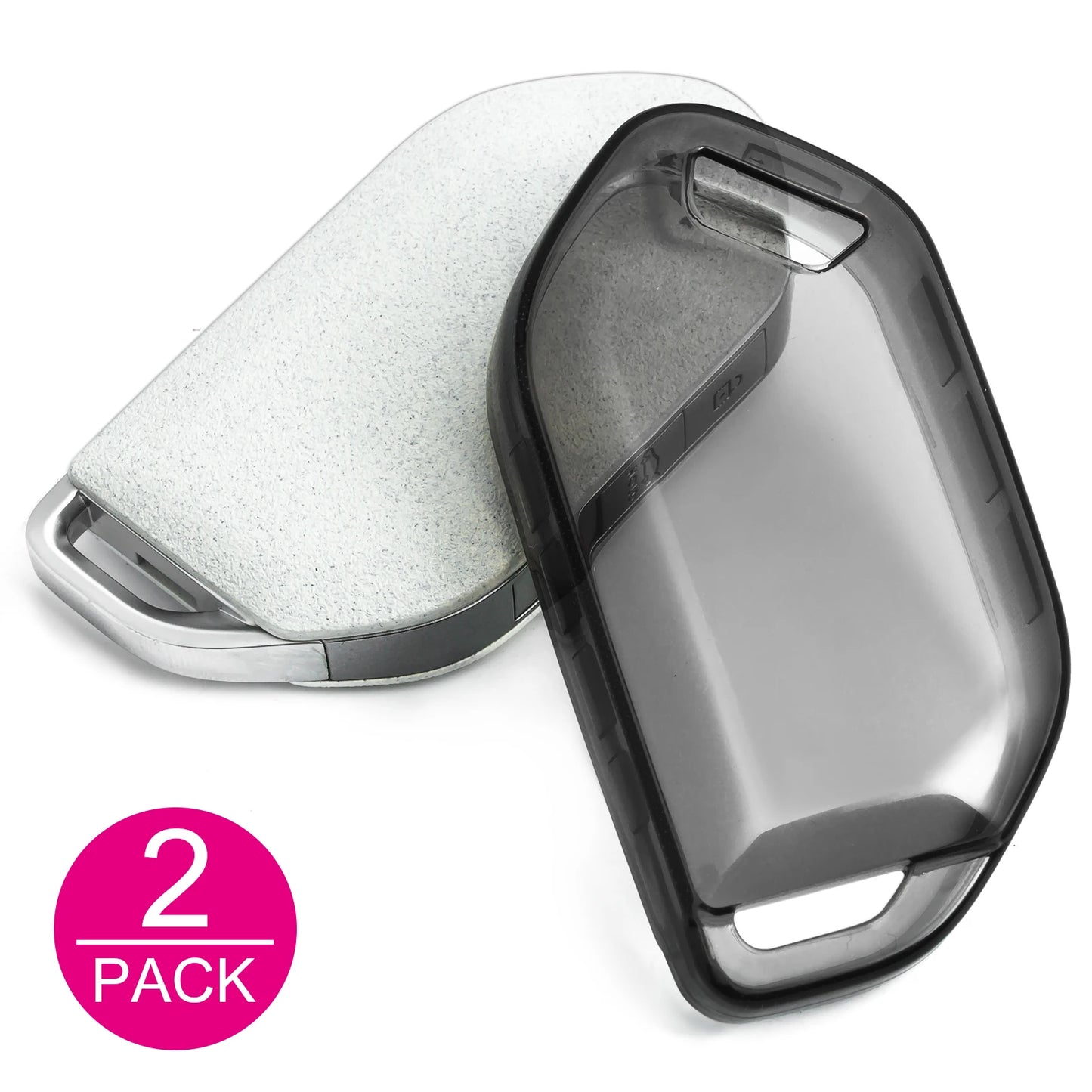 Kia Slim Key Fob Case — EV6, EV9, Sportage, 1 or 2 Pack - 2 × Black