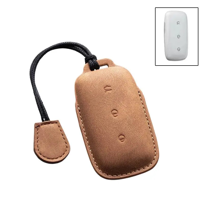 PU Leather Key Case for Geely EX5 EM-i Galaxy L6 L7 M9 Proton