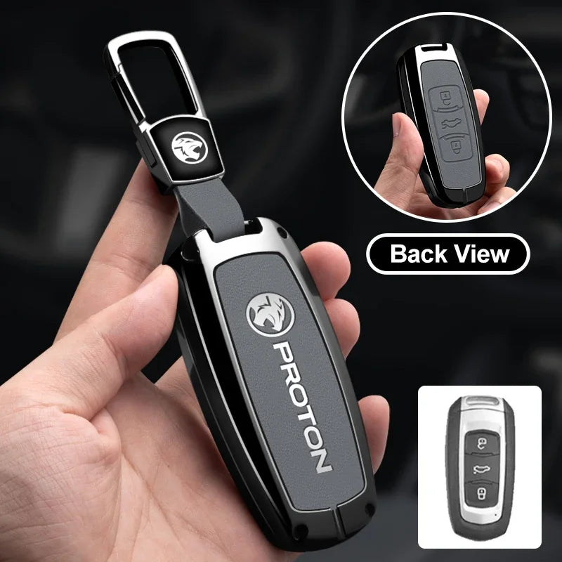 Proton Zinc Alloy Key Case - Style B grey 02