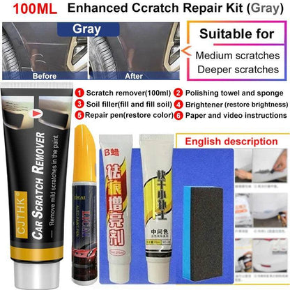 Car Scratch Remover & Paint Repair Compound – Swirl Remover & Polishing Wax for Auto Body Care - 1 PC