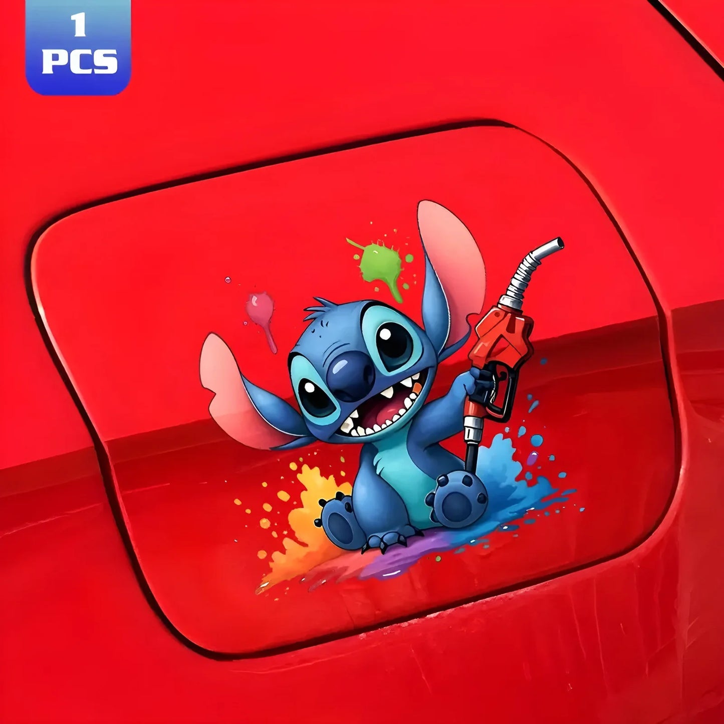 Disney Stitch Scratch-Cover Car Sticker Vinyl Bumper Decal