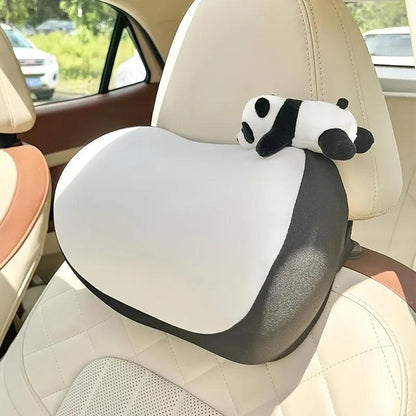 Panda Car Headrest Neck Pillow - Cartoon Design Interior Accessory