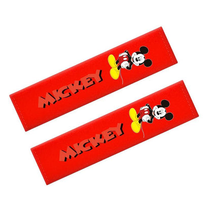 Mickey Mouse Seatbelt Cover - Disney Car Shoulder Pad Cushion