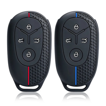 Geely EX2 Proton e.MAS 5 4-button silicone key case - button cutout detail