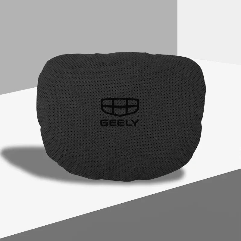 Geely Car Headrest & Lumbar Support Pillow - Headrest black