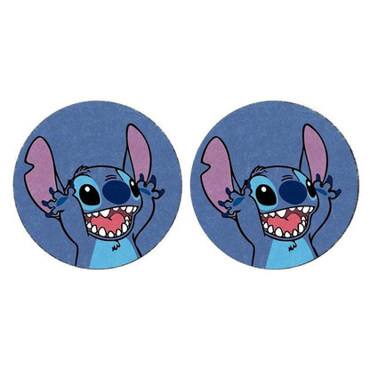 Stitch 3D Anti-Slip Car Cup Holder Coaster Cartoon Auto Interior