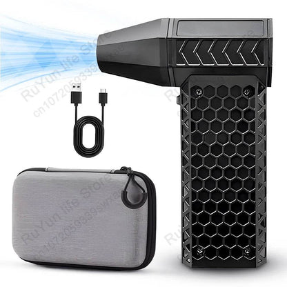 Turbo Jet Mini Air Blower – Handheld Dust Blower with Storage Bag - 