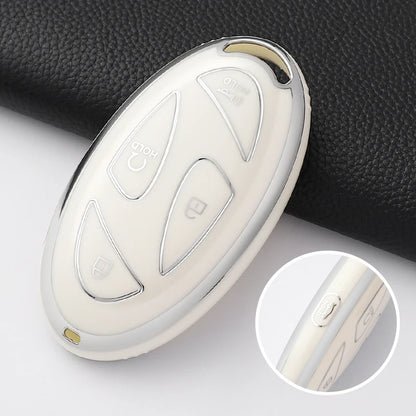 Soft TPU Key Case Cover Shell Hyundai Ionic 6 Grandeur GN7 Kona EV