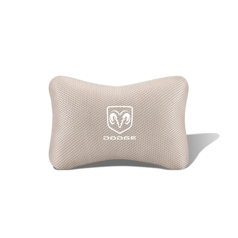 Dodge Ice Silk Car Neck Support Headrest Pillow