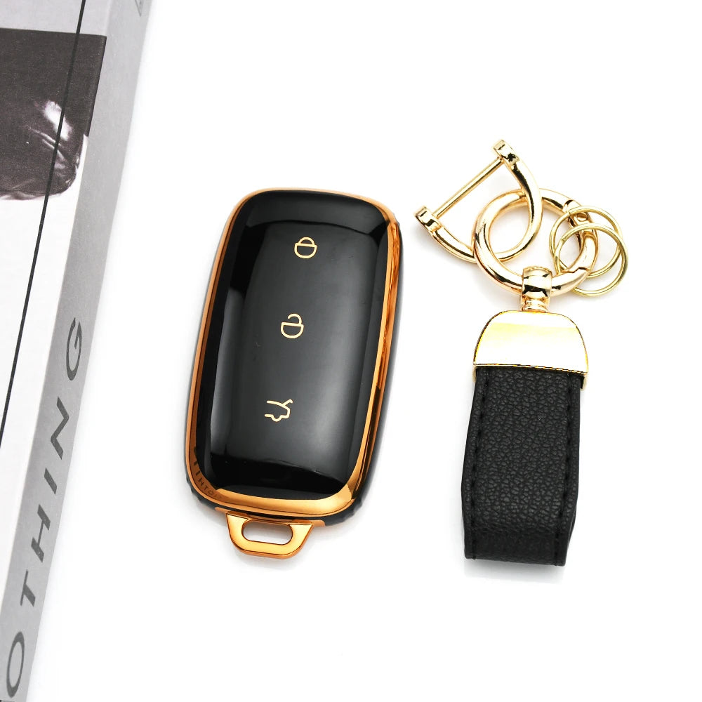 TPU Car Key Case Shell Fob Cover For Geely Galaxy EX5 E5 Proton