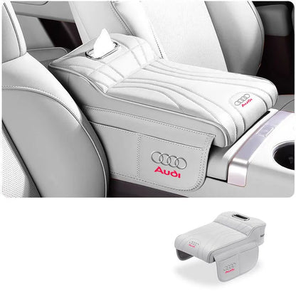 Audi Armrest Height Raise Pad with Storage Bag