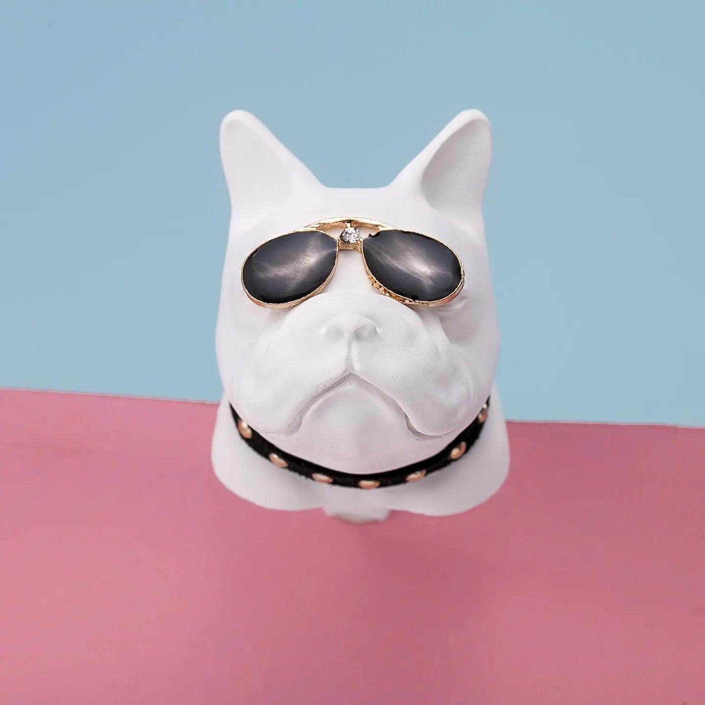 French Bulldog Car Air Freshener - Vent Clip Essential Oil Diffuser
