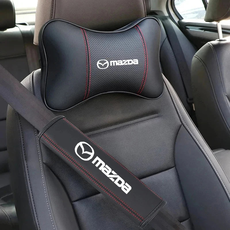 Mazda Neck Pillow and Seat Belt Pad