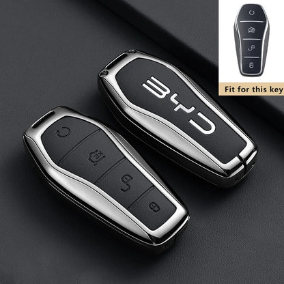 Zinc Alloy Key Case for BYD Tang L EV DM DMi Remote Fob Protection