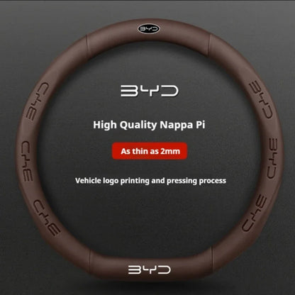 BYD Premium Leather Steering Wheel Cover
