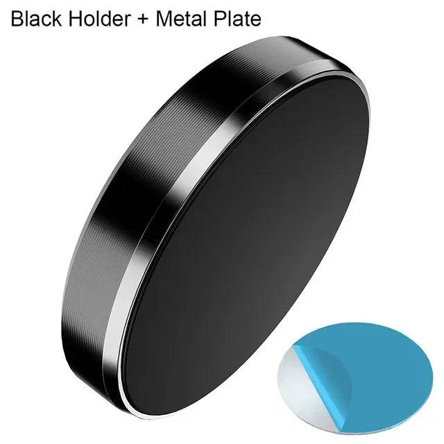 Magnetic Car Phone Holder – Universal Dashboard & Wall Mount Stand for iPhone, Samsung, Xiaomi, Huawei & More - Black