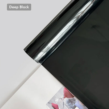 Gloss Black Smoke Headlight & Taillight Tint Film – Transparent PVC Vinyl Wrap Cover - Light Black / 30X150cm
