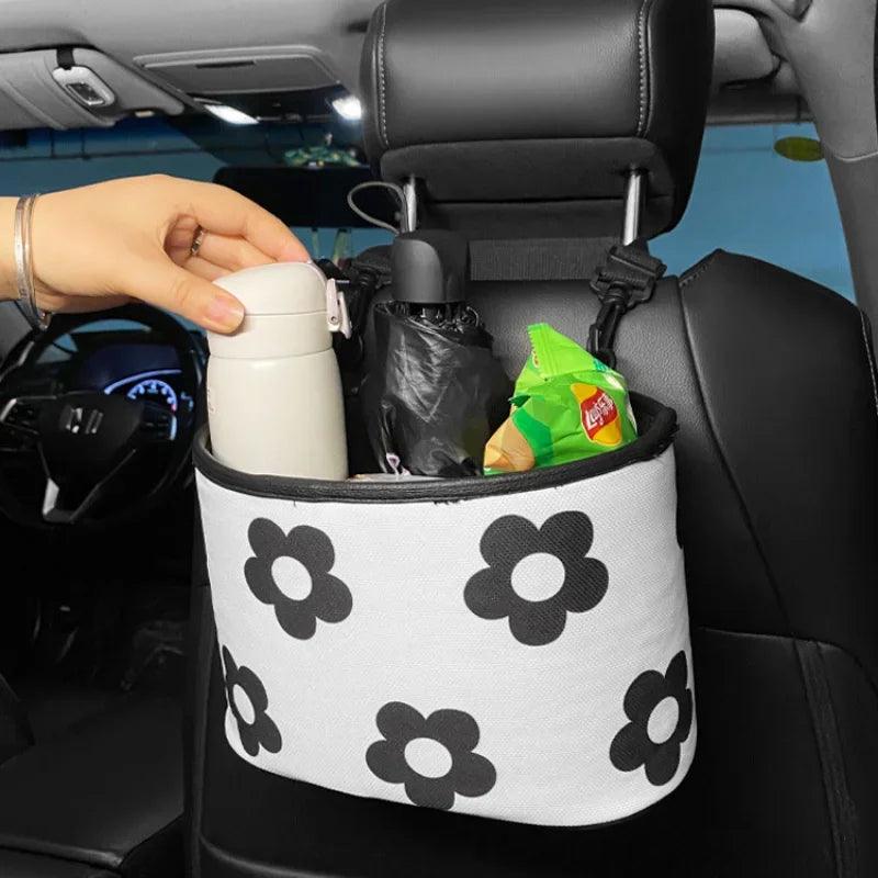 Premium Car Seat Back Storage Organizer with Trash Compartment