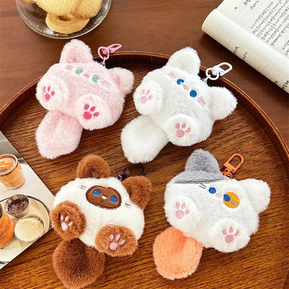 Plush Cat Doll Pendant Keychain
