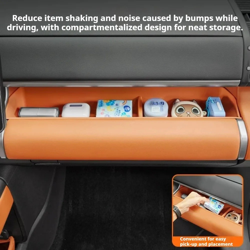 BYD Ti7 Front Passenger Silicone Storage Box with Cup Holder