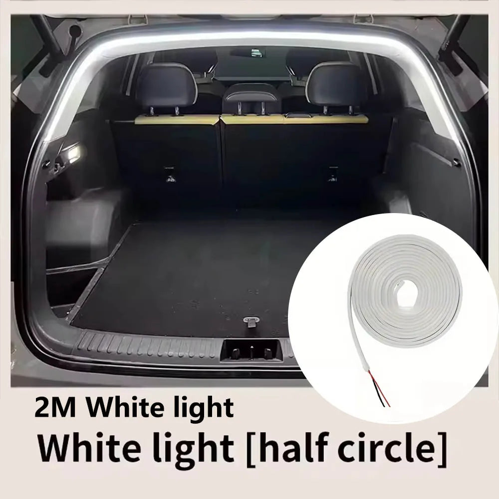 LED Trunk Ambient Light Strip with Auto-Sensing, Wire-Free Install