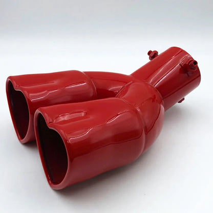 63mm Stainless Steel Exhaust Tip with Colorful Muffler Finish