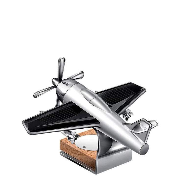 Solar Airplane Car Air Freshener – Dashboard Decoration
