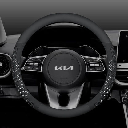 Kia Carbon Fiber Suede Steering Wheel Cover