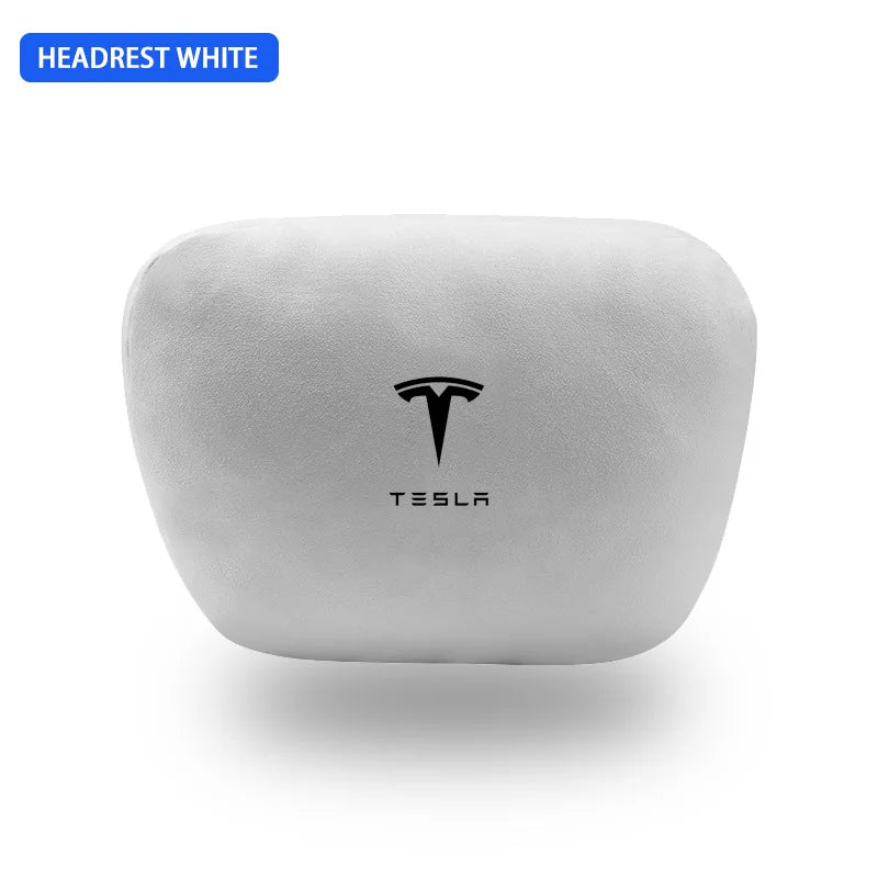 Tesla Ergonomic Headrest Lumbar Support Pillow - Memory Foam