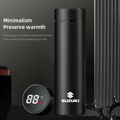 Suzuki 500ML Smart Thermos Cup - Black