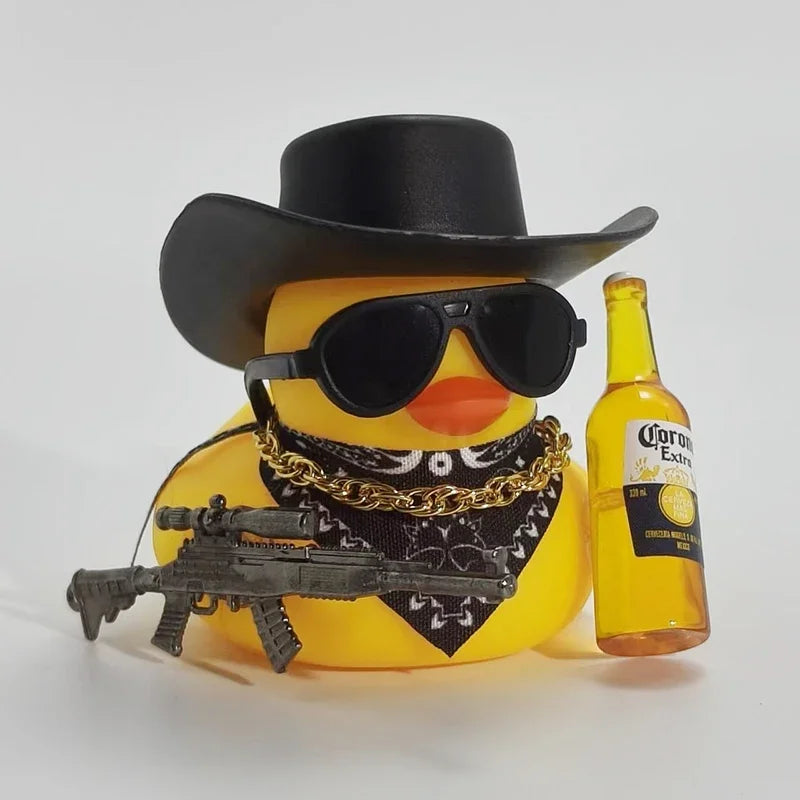 Cowboy Rubber Duck Car Ornament