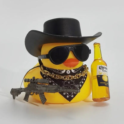 Cowboy Rubber Duck Car Ornament