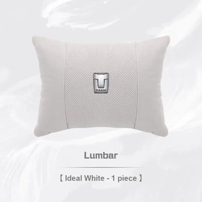 GWM Tank Neck Pillow & Lumbar Support Cushion - White Lumbar