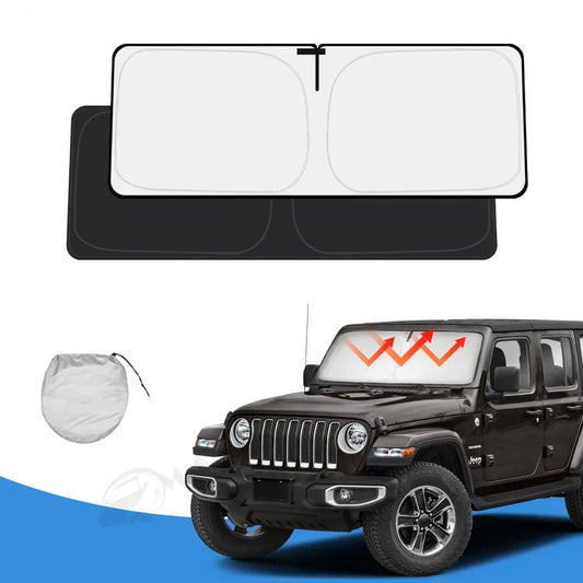 Jeep Wrangler JL Windshield Sun Shade - 2/4 Door 4XE Gladiator JT - 