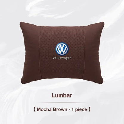 Volkswagen Neck Pillow & Lumbar Support - lumbar brown