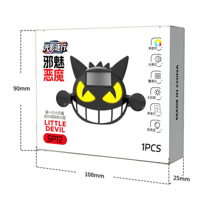 Solar Demon Eye LED Rear Window Light with Dynamic Expressions