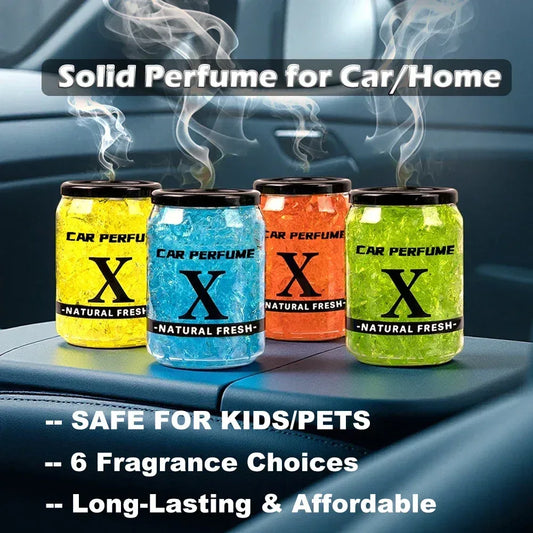 220g Solid Car Perfume Air Freshener Durable Deodorant Gel for Bedroom Living Room Bathroom Shoe Cabinet General Fragrance - Jasmine