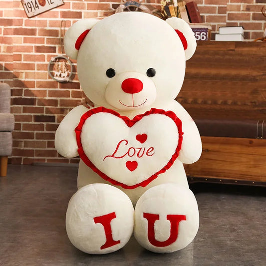 Giant Teddy Bear Plush – Big LOVE Stuffed Toy