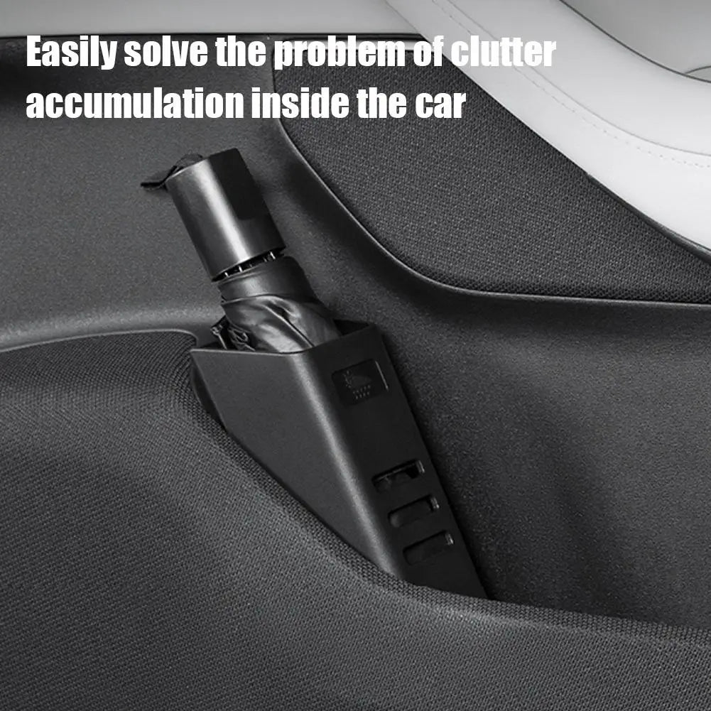 Car Umbrella Organizer with Cup Holder Storage Box Dashboard Rack