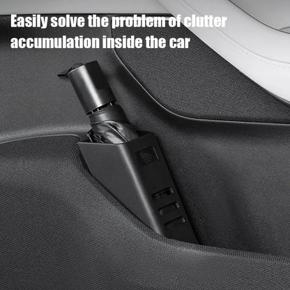 Car Umbrella Organizer with Cup Holder Storage Box Dashboard Rack