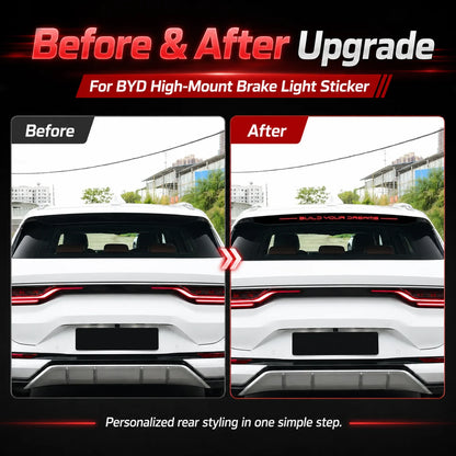 BYD Seal U and Song Plus Third Brake Light Decal