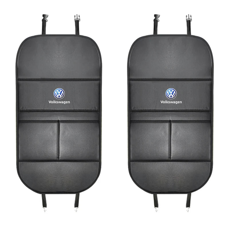 VW Car Seat Back Protector Anti-Kick Mat Storage Bag Golf Tiguan
