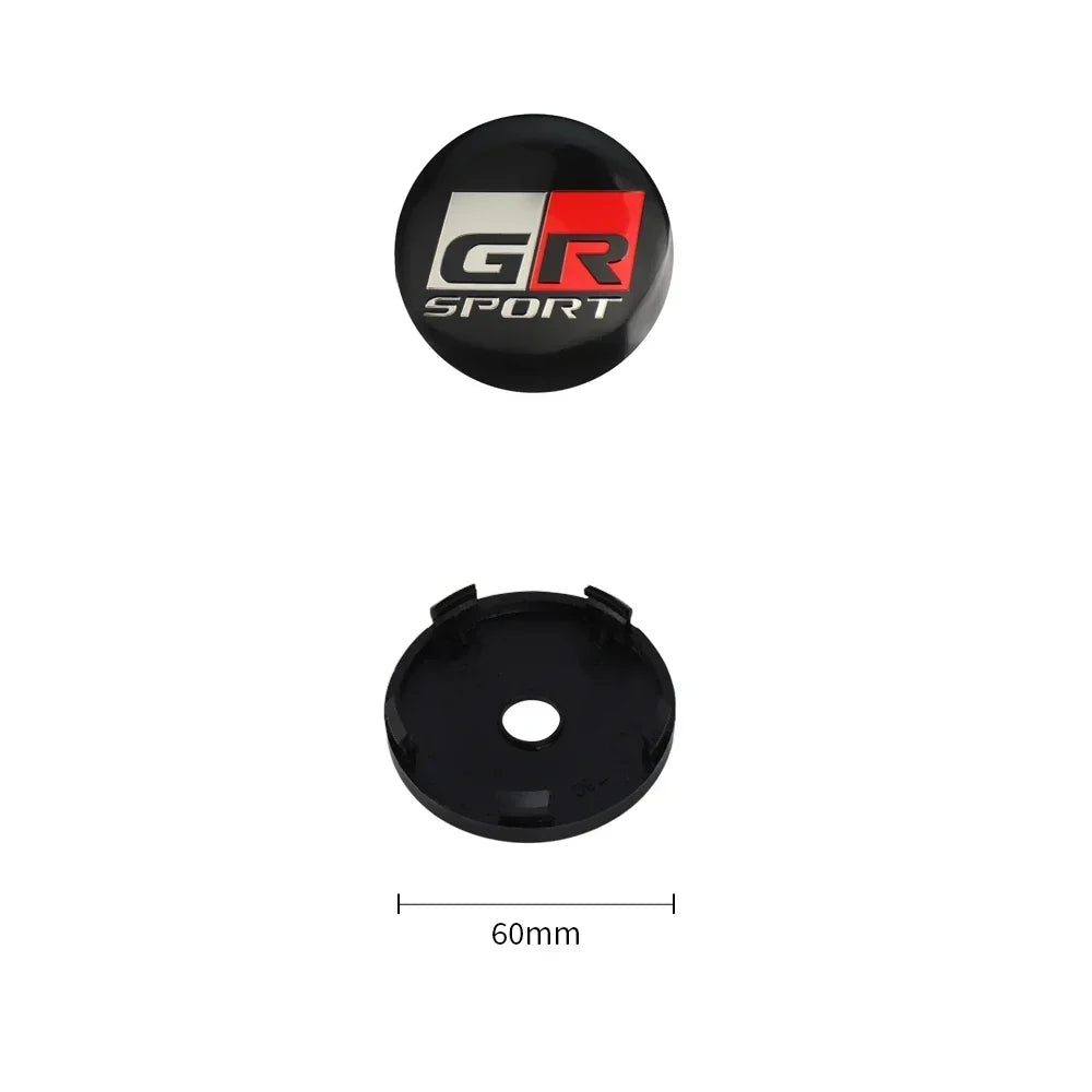 4Pcs 60MM Toyota Wheel Center Hub Caps