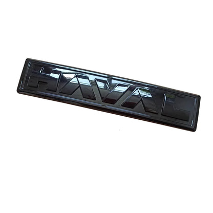 Haval H6 PHEV Front Grille and Rear Emblem Set - Front Glossy Black