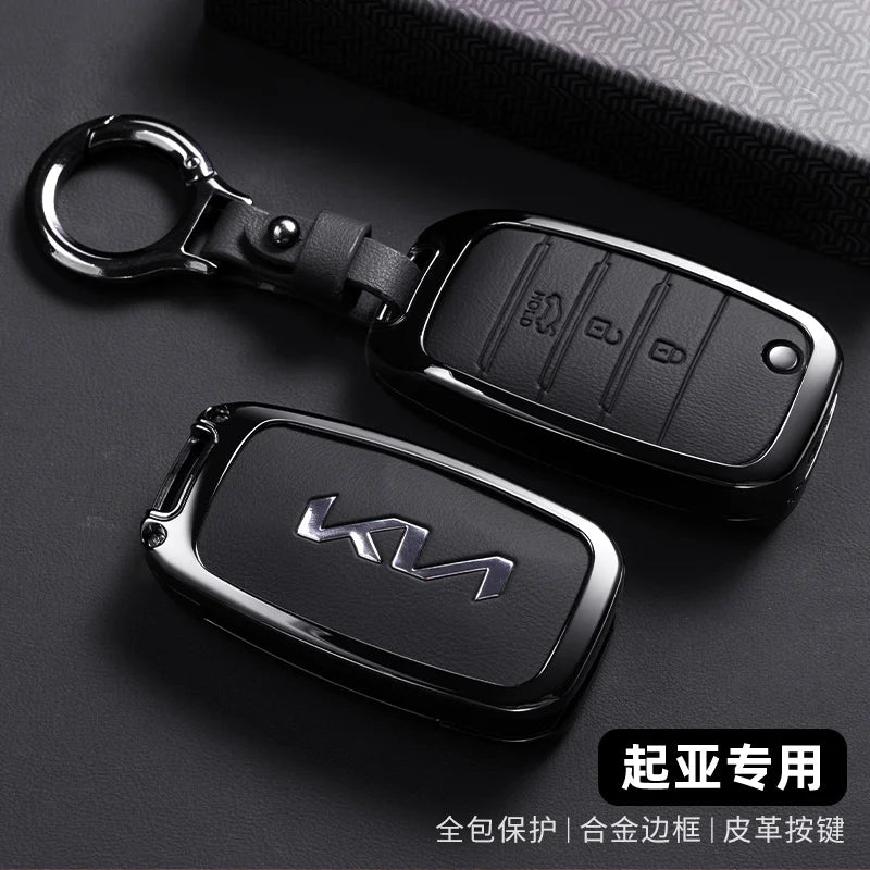 Kia Rio Optima Sportage Soul 3 Button Flip Remote Key Case Cover
